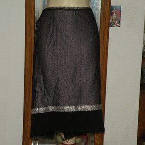 $296 2 Skirts JENNE MAAG Black Pt Wool TOM K NGUYEN XP XS 2 SAVE 95%